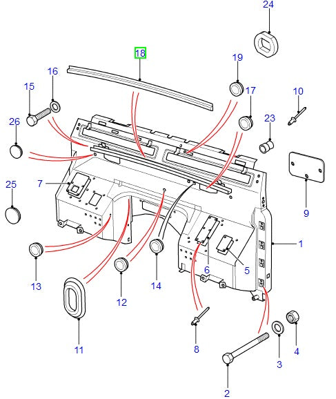 Seal Bulkhead Drain Channel