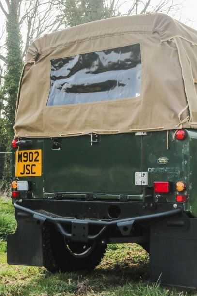 90 soft top heavy duty bar set with canvas hood