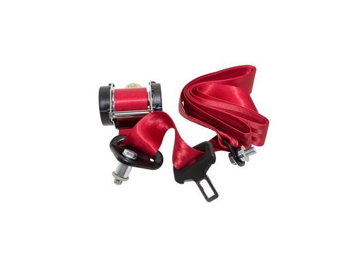 Red Rear Seat Belt Defender Truck