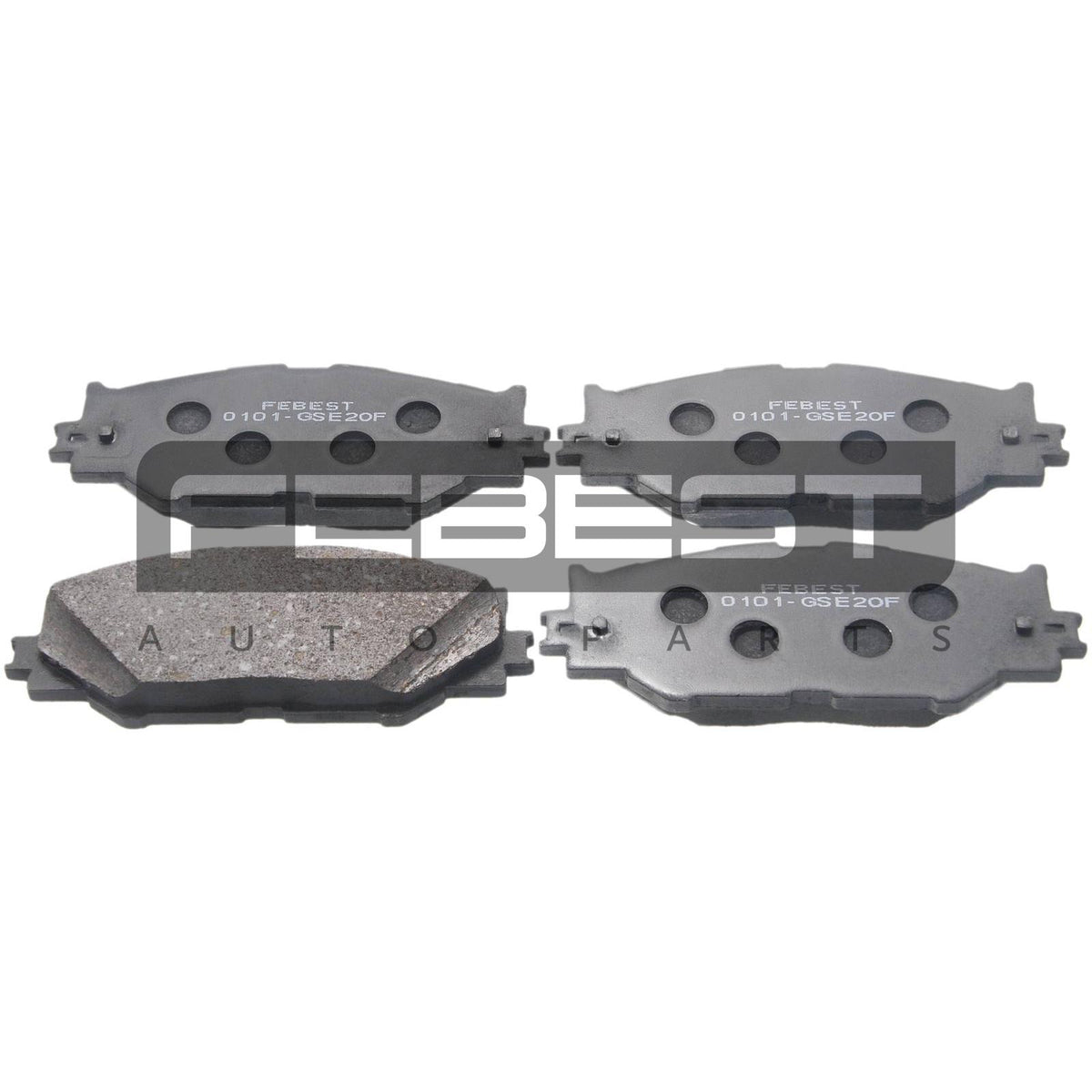 Pad kit, disc brake, front - FEBEST