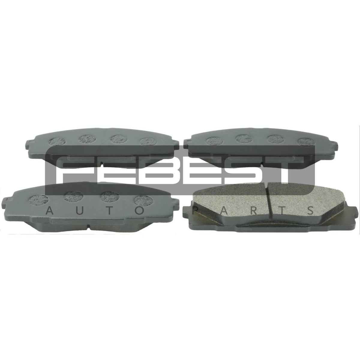 Pad kit, disc brake, front - FEBEST