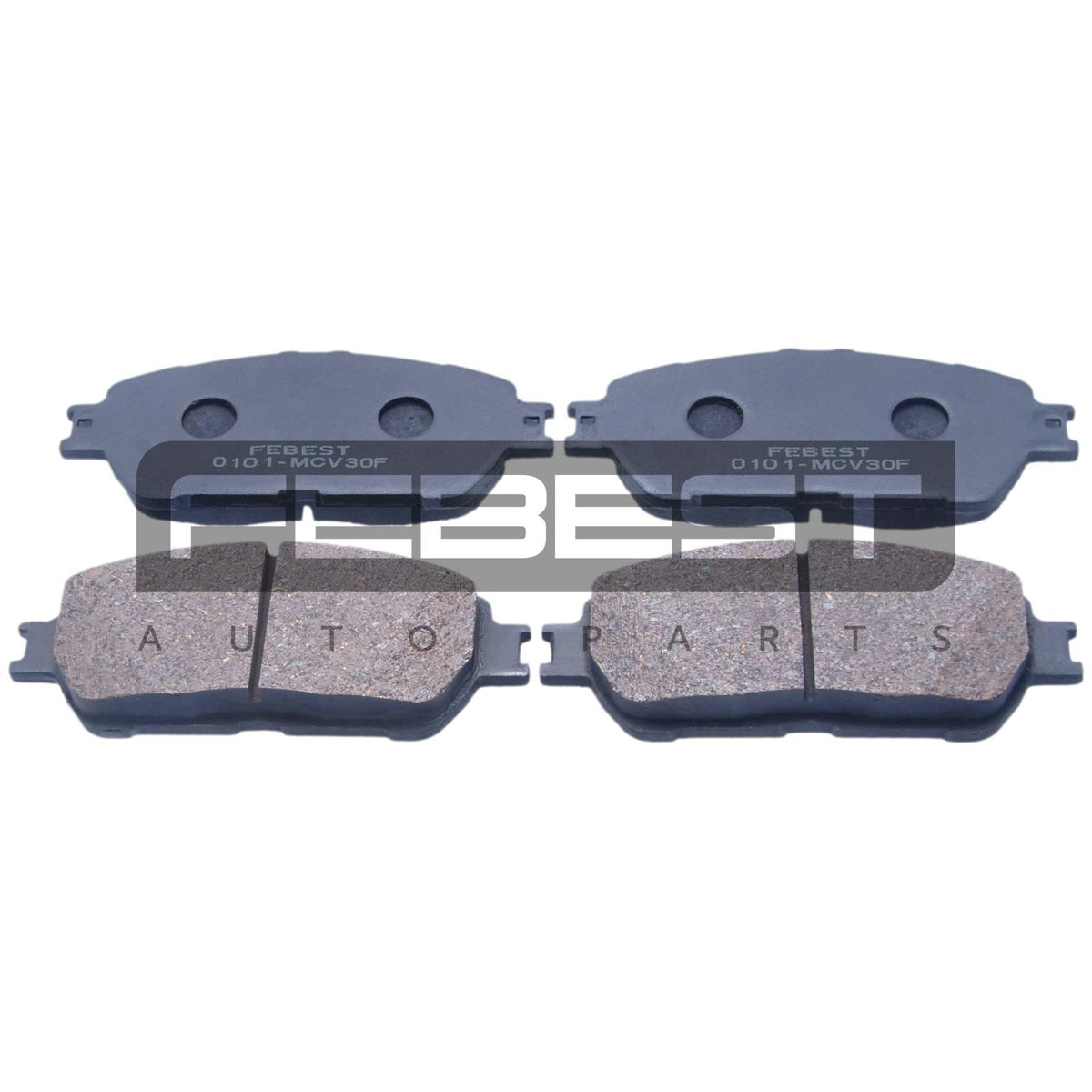 Pad kit, disc brake, front - FEBEST
