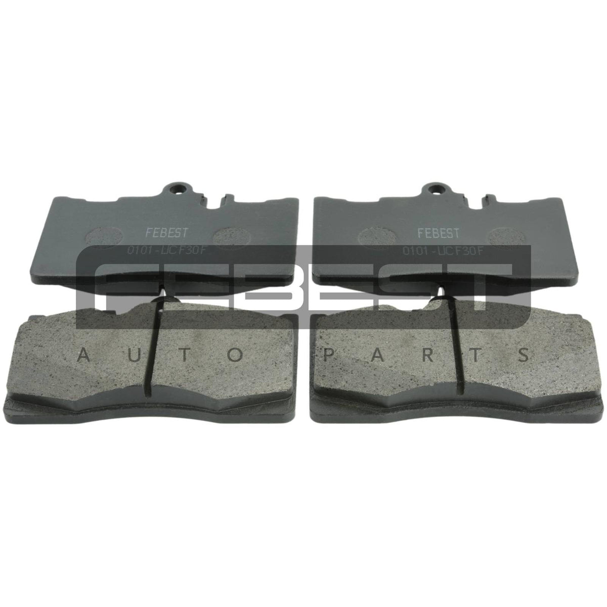 Pad kit, disc brake, front - FEBEST