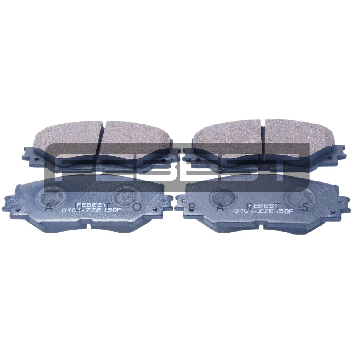 Pad kit, disc brake, front - FEBEST