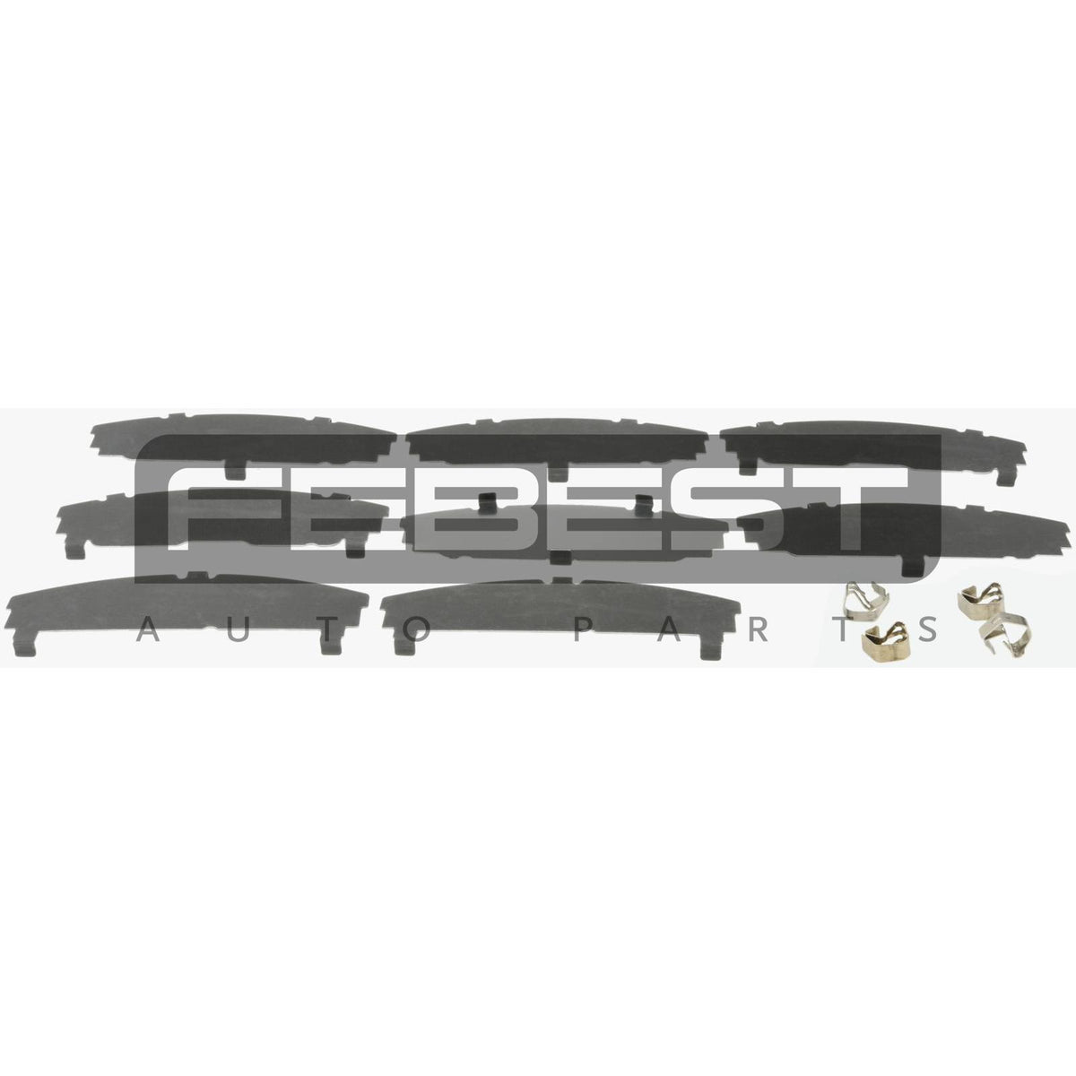 Disc brake clip set - FEBEST