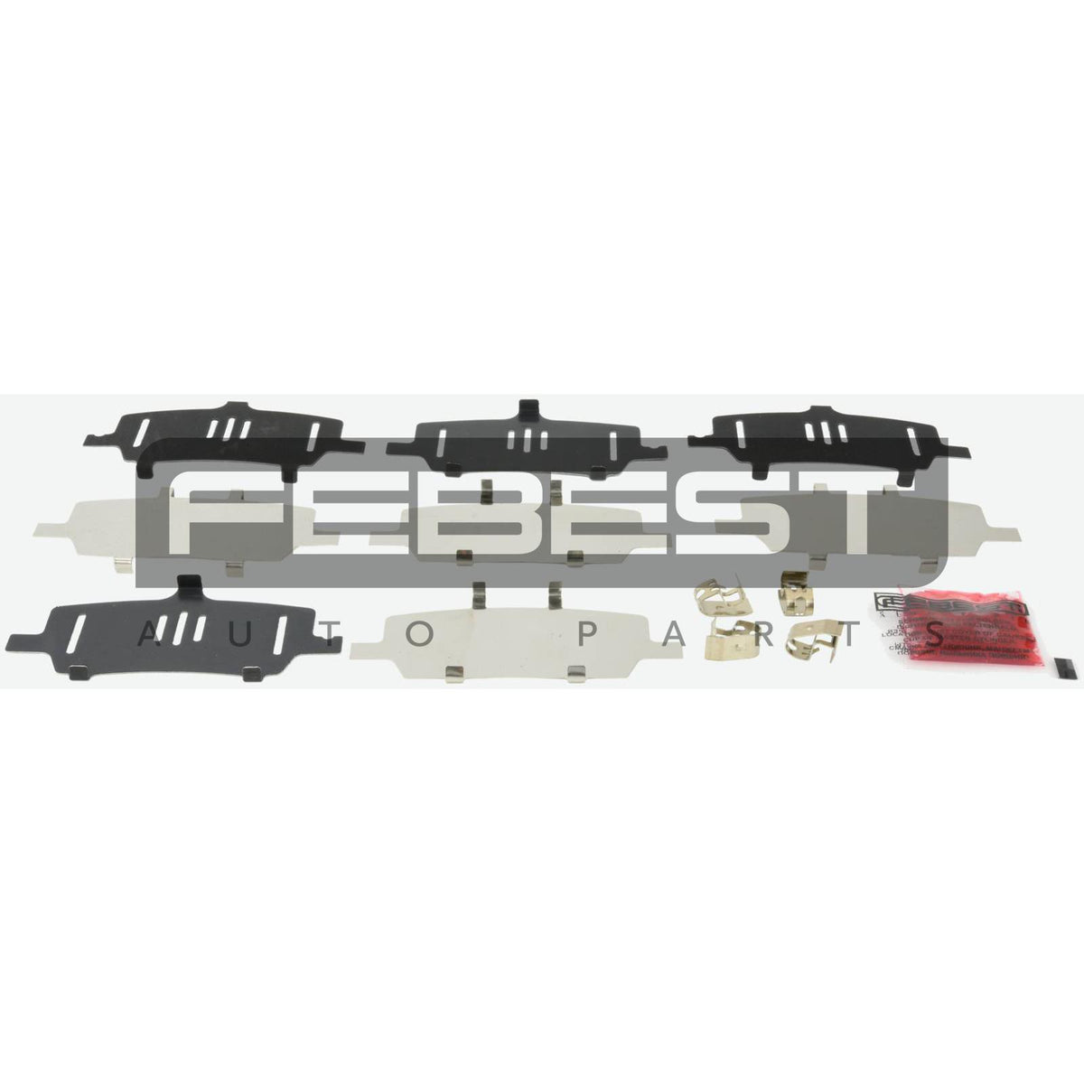Disc brake clip set - FEBEST