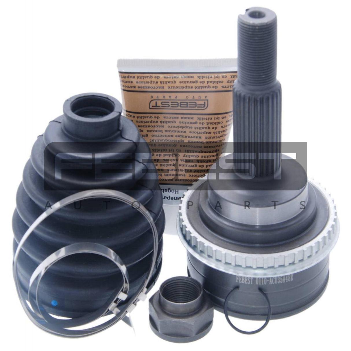 Outer cv joint rear