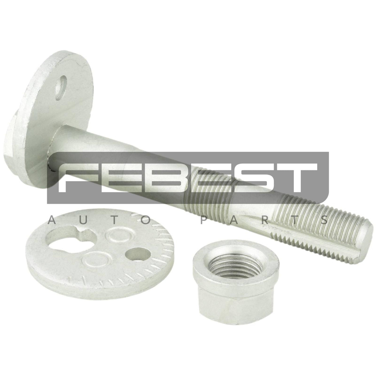 Camber adjusting eccentric bolt