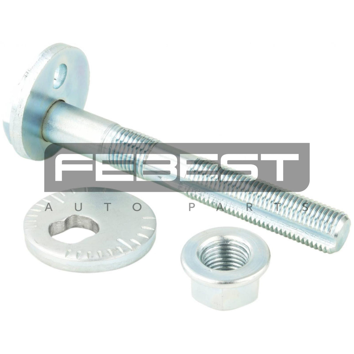 Camber adjusting eccentric bolt