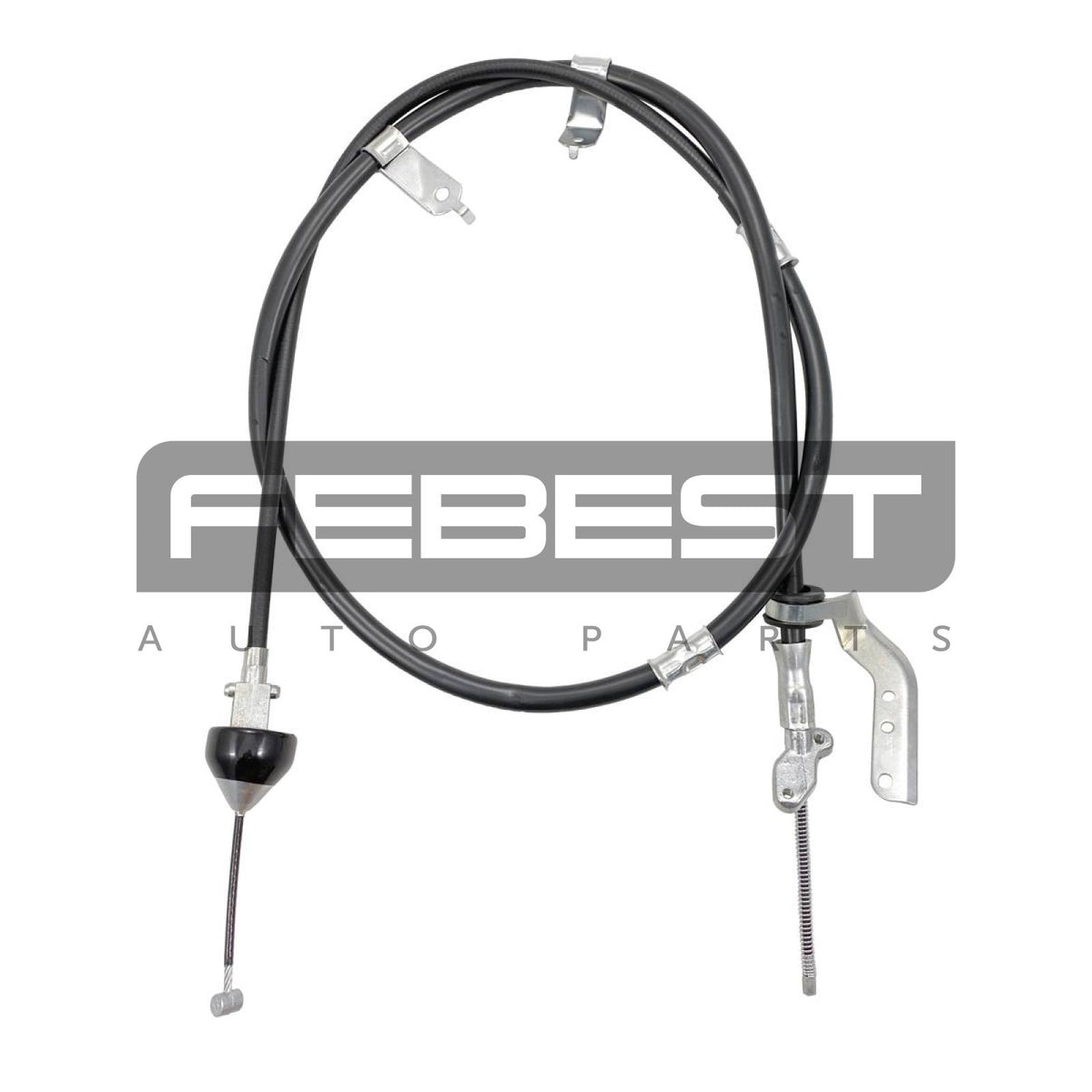 Parking brake cable, right - FEBEST