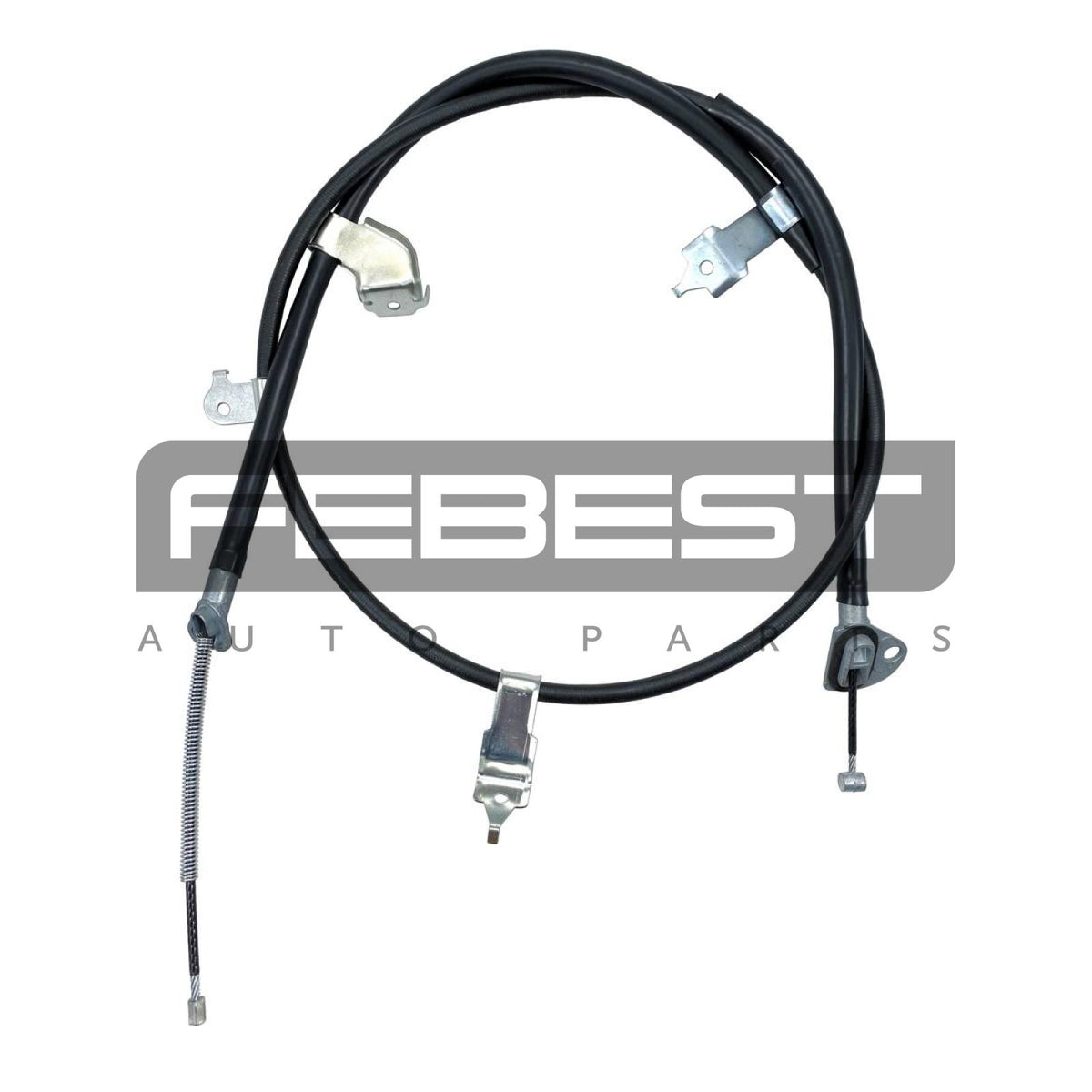 Parking brake cable, left - FEBEST
