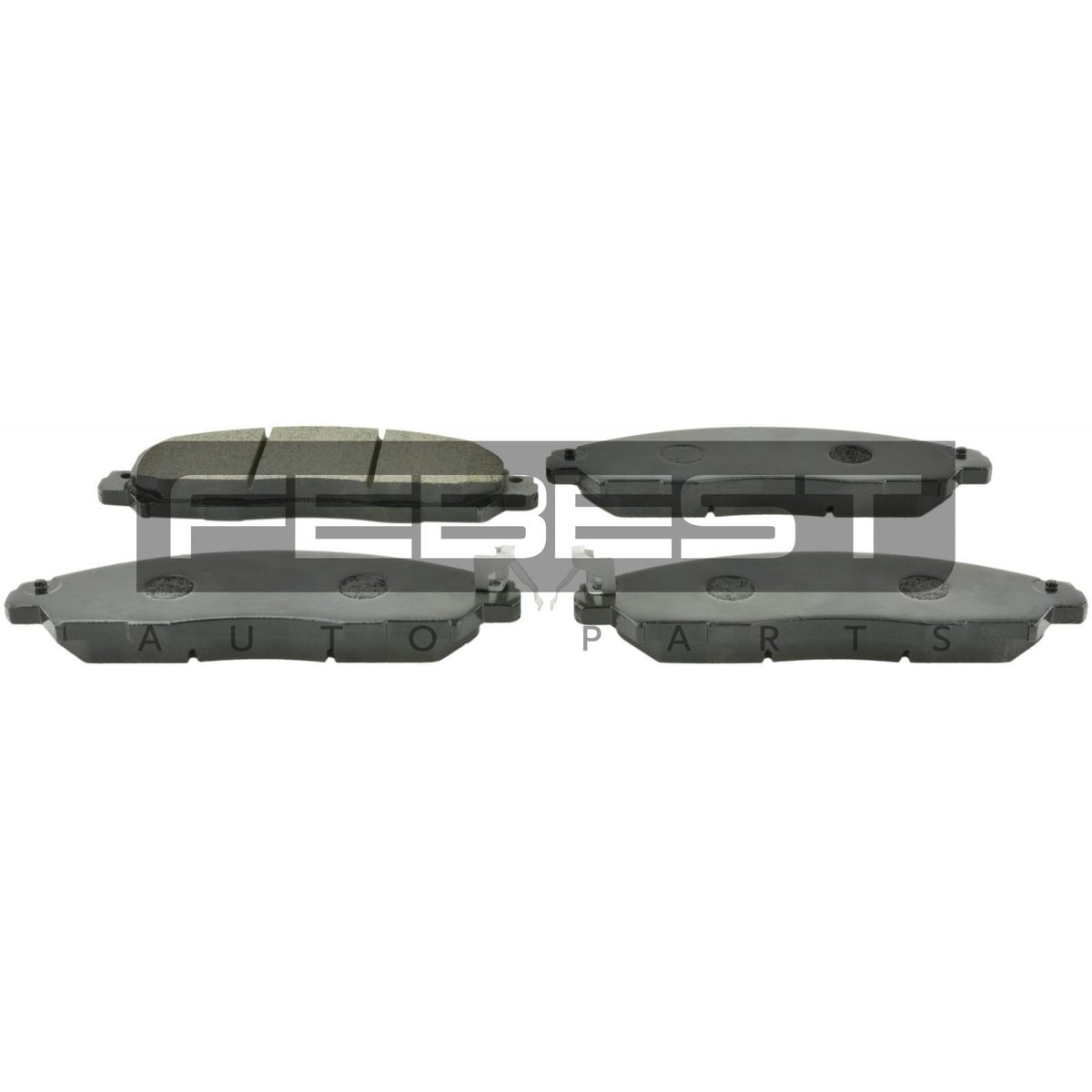 Pad kit, disc brake, front - FEBEST