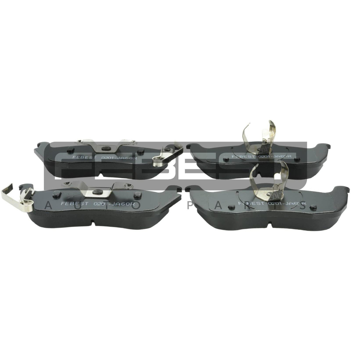 Pad kit, disc brake, rear - FEBEST
