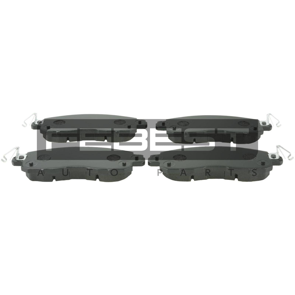 Pad kit, disc brake, front - FEBEST