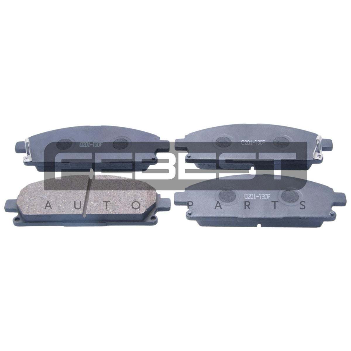 Pad kit, disc brake, front - FEBEST