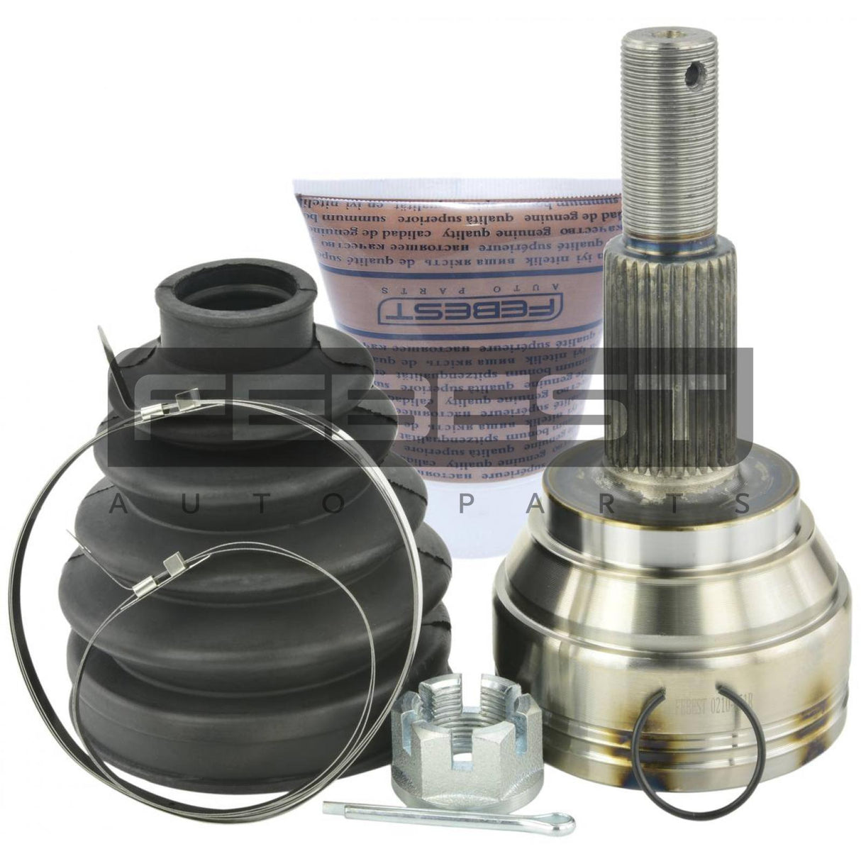 Outer cv joint rear