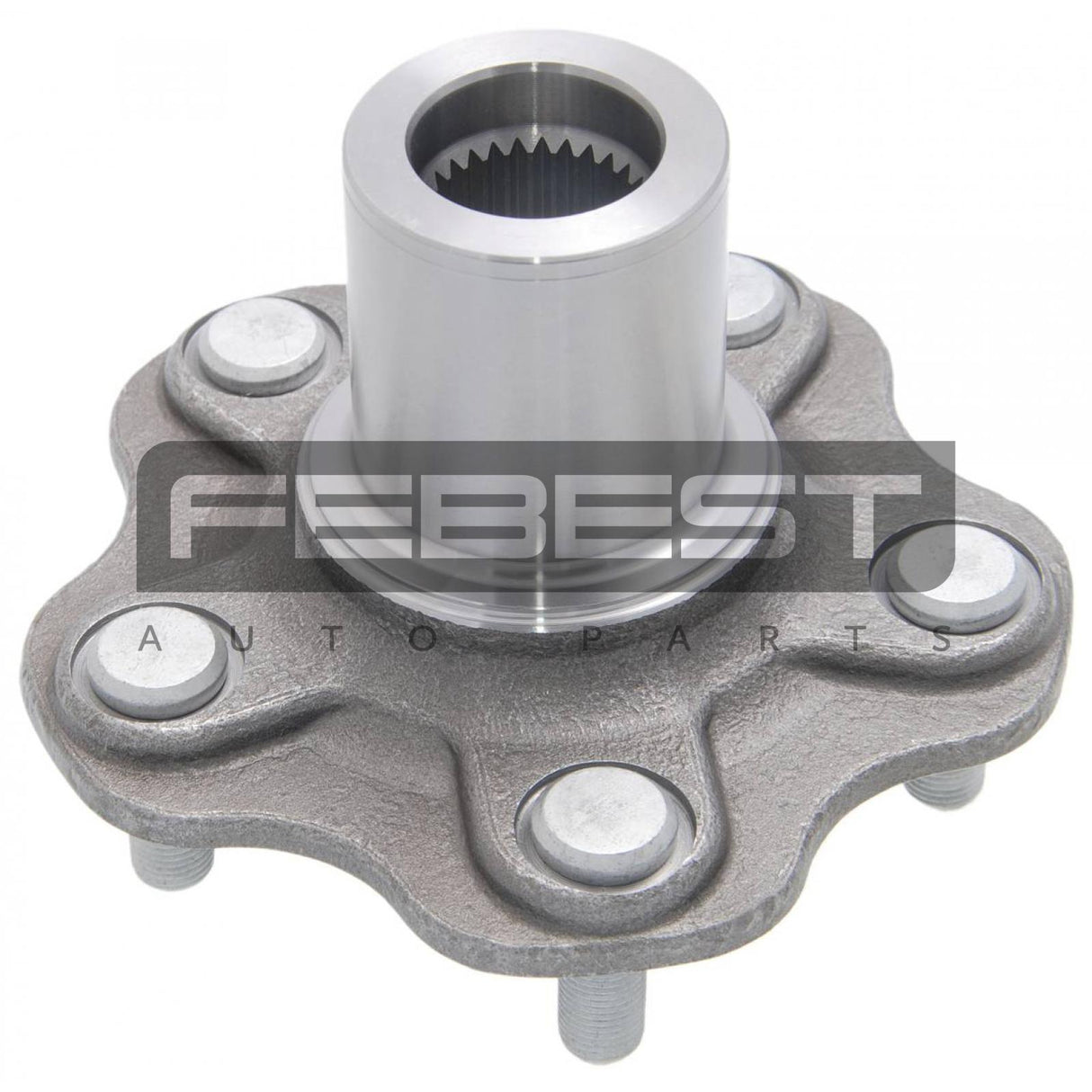 Rear wheel hub without bearing
