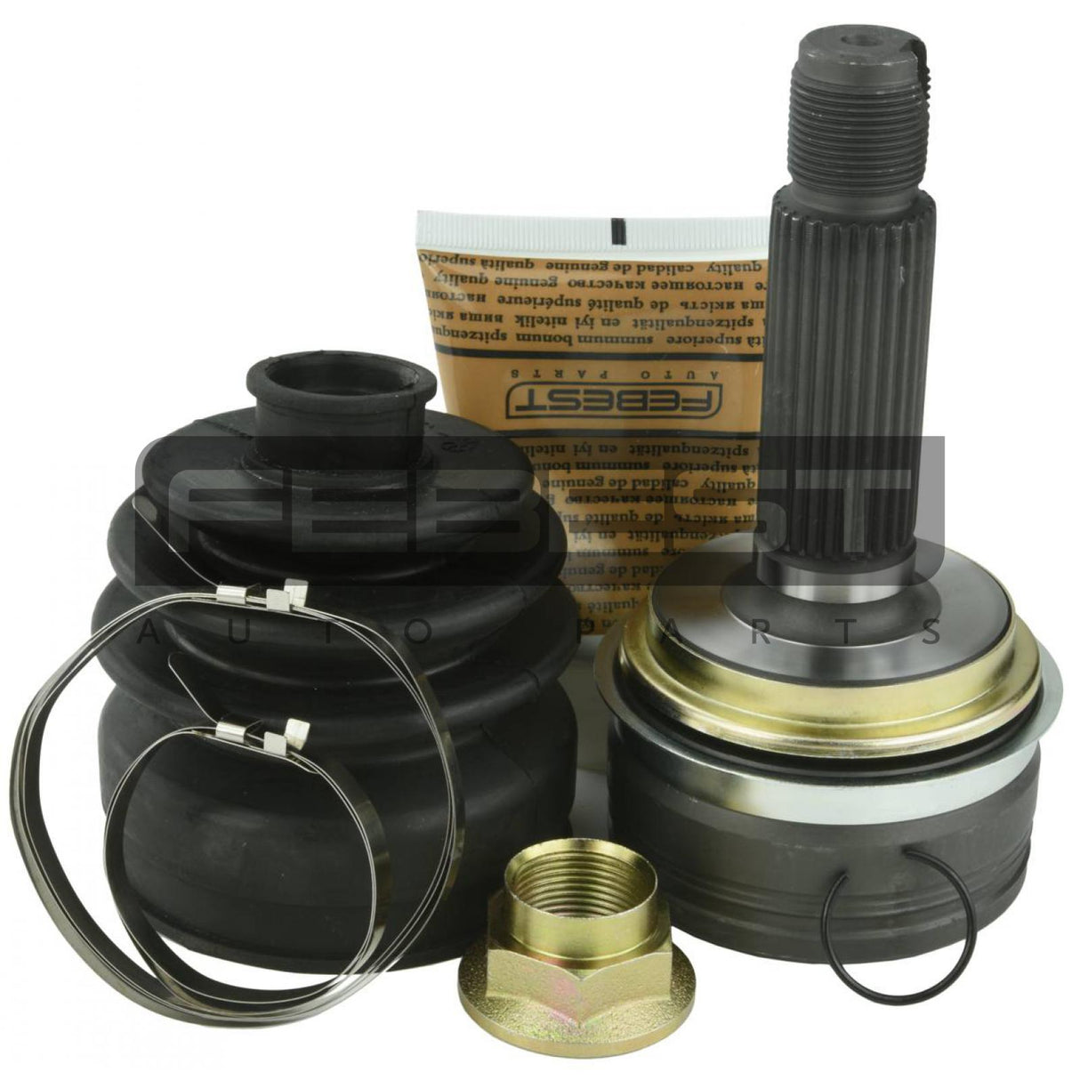 Outer cv joint rear