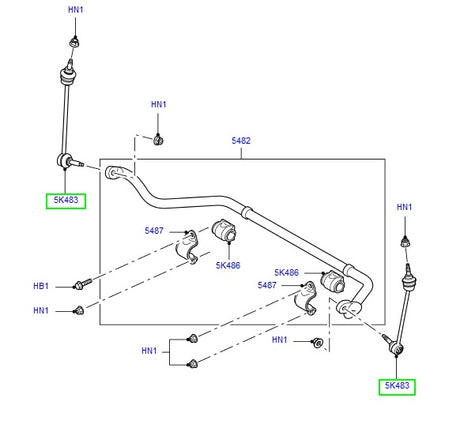 Front Anti Roll Bar Link