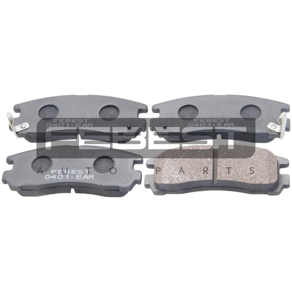 Pad kit, disc brake, rear - FEBEST
