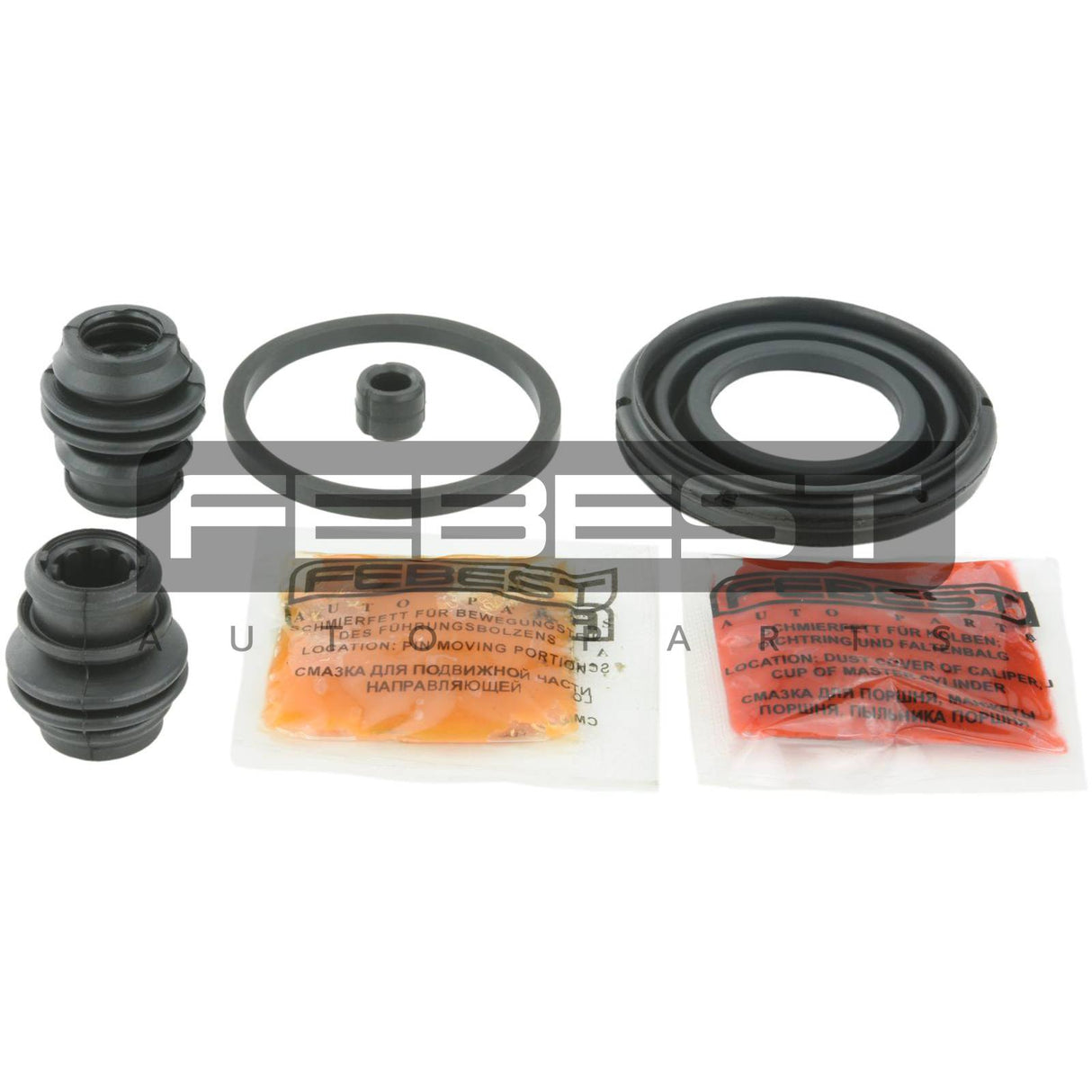 Rear brake caliper repair kit