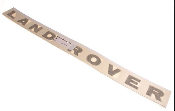 Bonnet Decal - Grey - Plastic