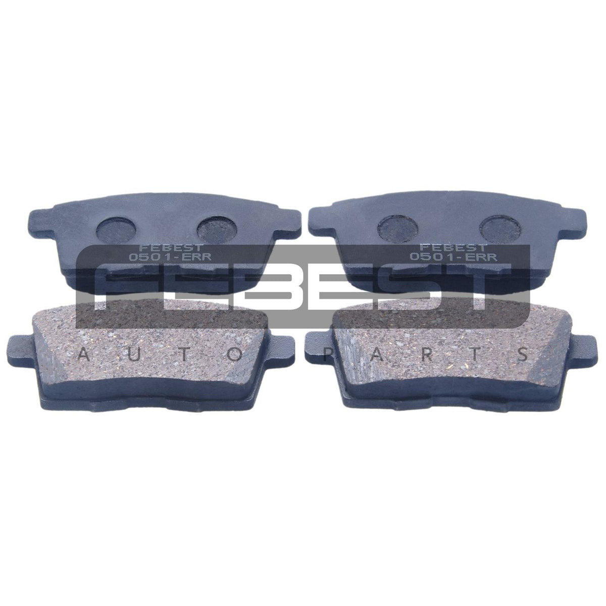 Pad kit, disc brake, rear - FEBEST