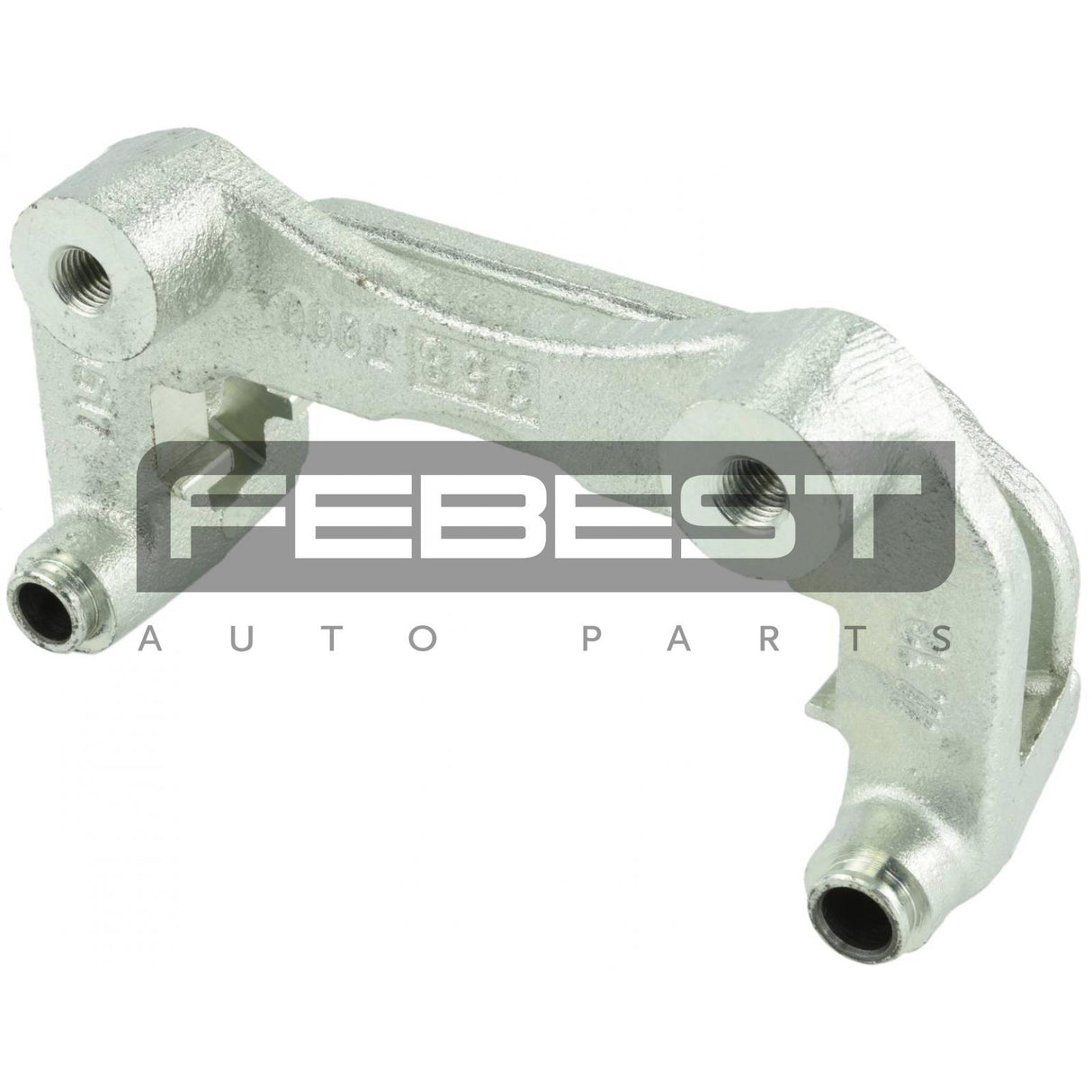 Rear brake caliper bracket carrier