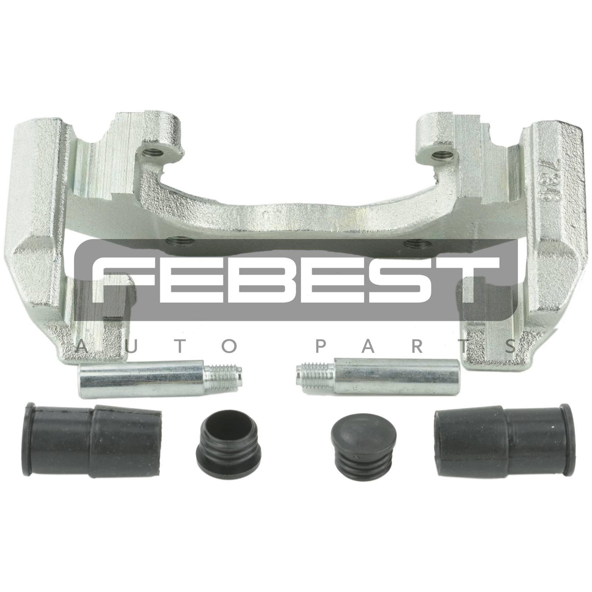 Front brake caliper bracket carrier set