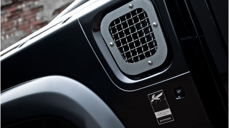 Side Vents with Mesh - Stainless Steel