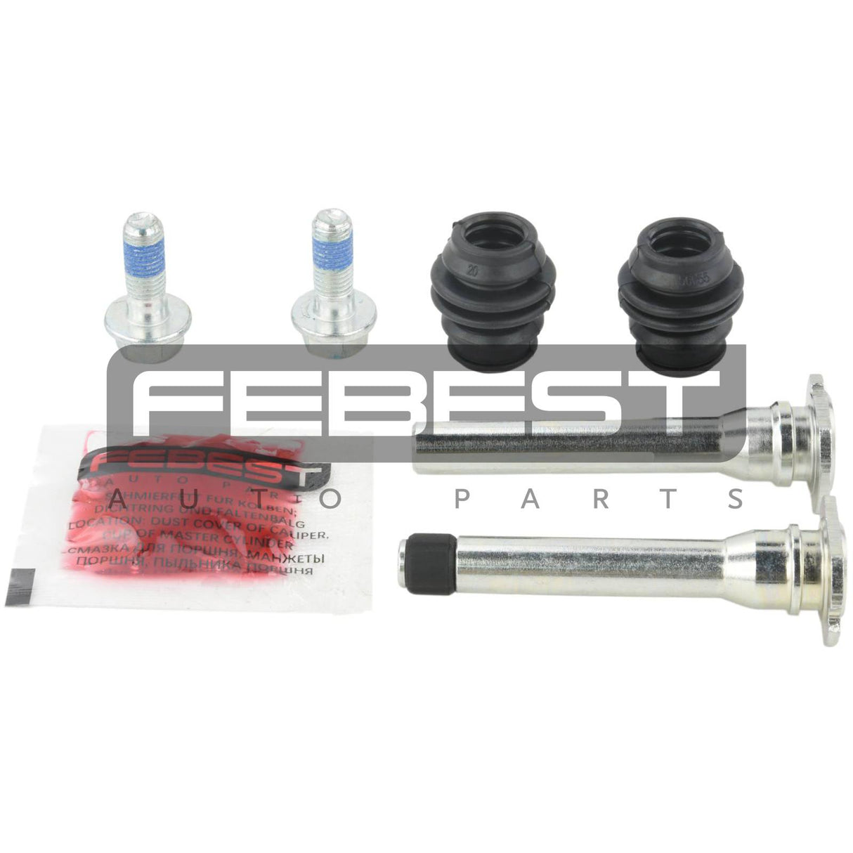 Front caliper slide pin kit