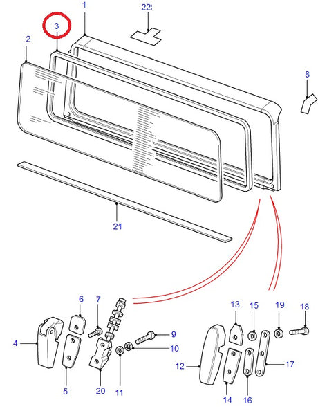 Seal Windscreen