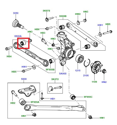Rear Suspension Arm Bush
