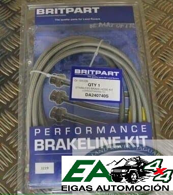 Brake Hose Kit +40mm - Stainless Steel - ALLMAKES