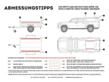 Truck Canopy or Trailer with OEM Track Slimline II Rack Kit / Tall / 1475mm(W) X 752mm(L)