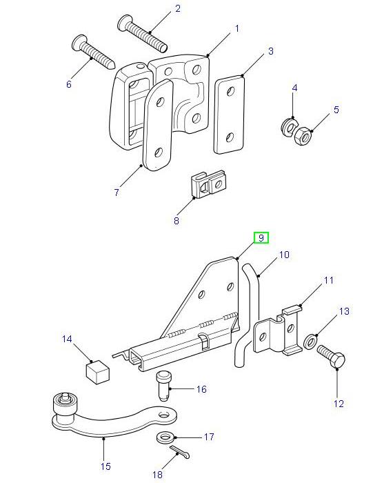Bracket Check Arm Front RH