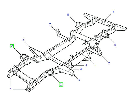Front Right Hand Spring Seat