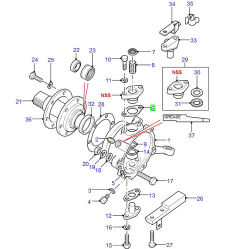 Shim Swivel Hsg. .750mm