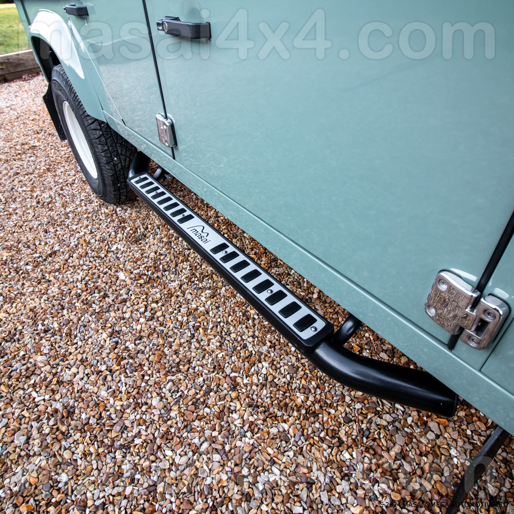 Kit- Side Steps - Black - Defender 110 - 4 Doors - MASAI