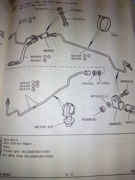 Rear Brake Hose