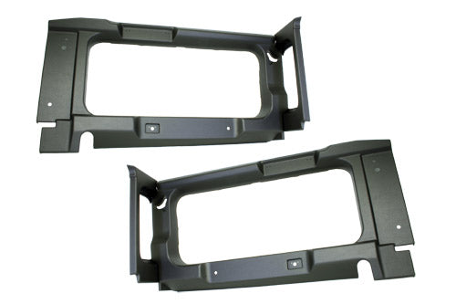 Land rover defender 90 dark grey rear window surround trim kit with cut out