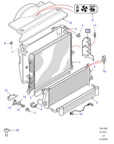 Deflector - lh - genuine land rover