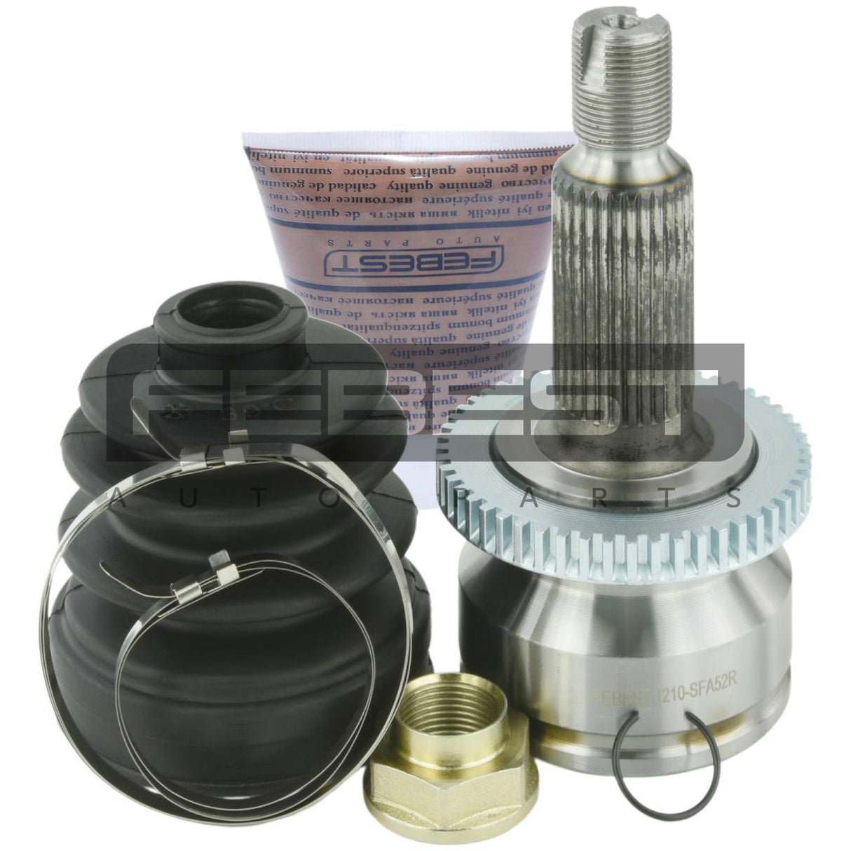 Outer cv joint rear