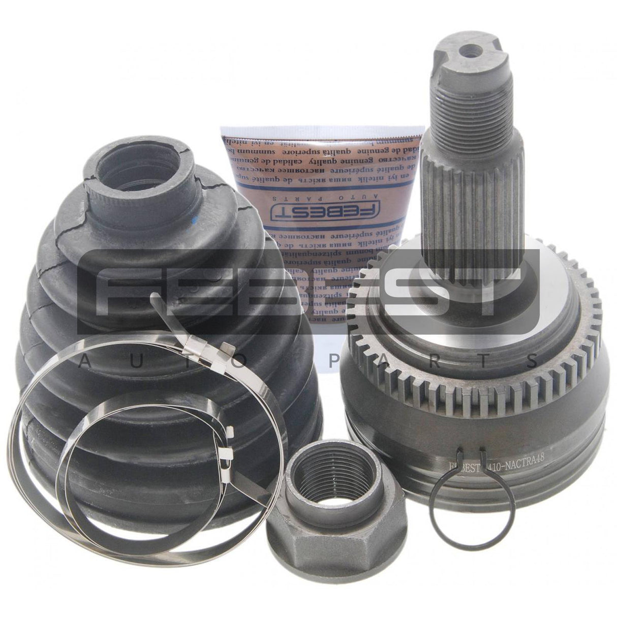Outer cv joint rear