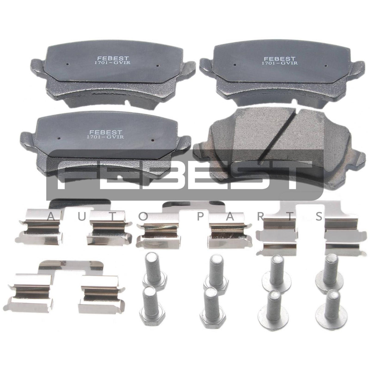 Pad kit, disc brake, rear - kit