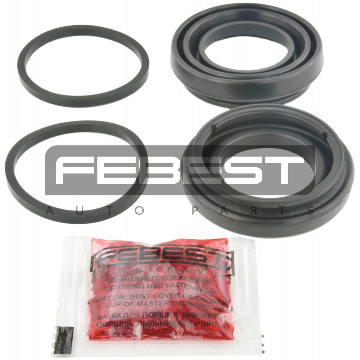 Rear brake caliper repair kit