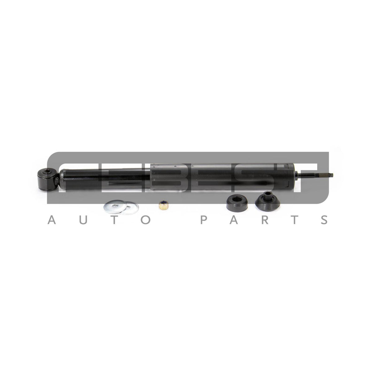 Rear shock absorber, oil pressure