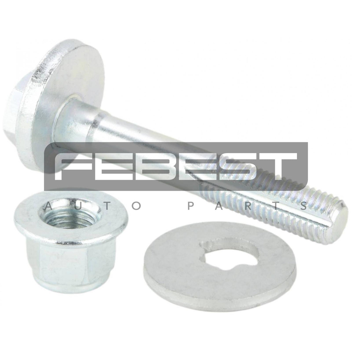 Camber adjusting eccentric bolt