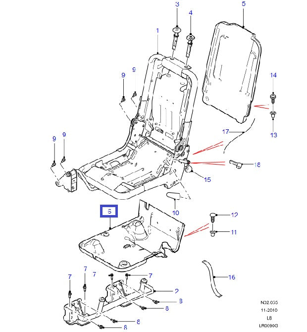 Panel - trim - rh