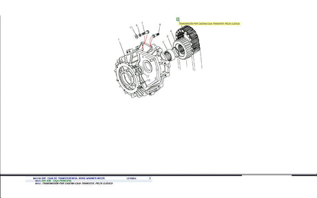 Chain drive transfer box